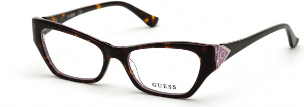Guess GU2747 Eyeglasses, 056 - Havana/other