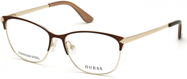 Guess GU2755 Eyeglasses, 049 - Matte Dark Brown
