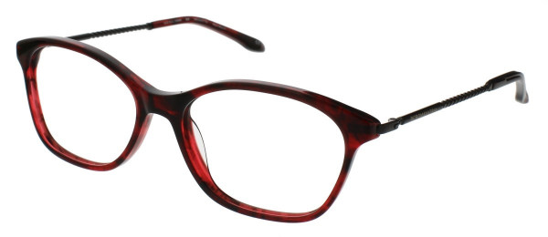 BCBGMAXAZRIA NICOLETTE Eyeglasses, Red Multi