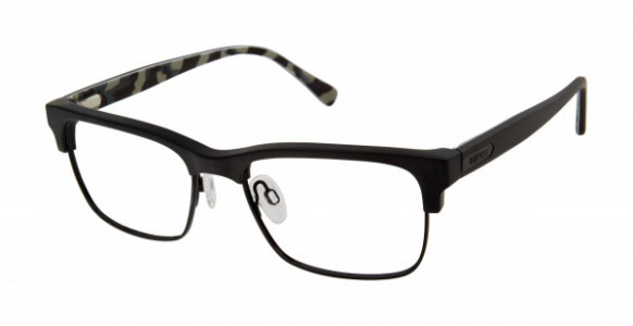 Buffalo BM500 Eyeglasses, Black Green (BLC)