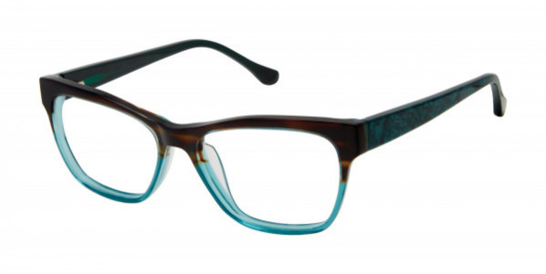 Buffalo BW008 Eyeglasses, Brown Teal (TEA)
