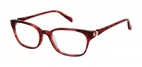 Tura by Lara Spencer LS120 Eyeglasses, Red (RED)
