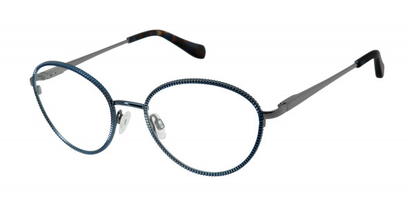 Tura by Lara Spencer LS105 Eyeglasses, Navy (NAV)
