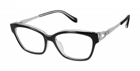 Tura by Lara Spencer LS100 Eyeglasses, Black (BLK)