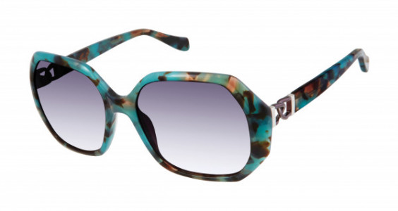 Tura by Lara Spencer LS511 Sunglasses, Blue Tortoise (BLU)