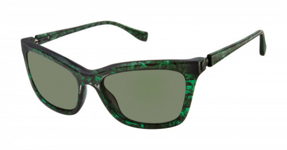 Tura by Lara Spencer LS510 Sunglasses, Emerald (EMR)