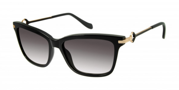 Tura by Lara Spencer LS506 Sunglasses, Black (BLK)