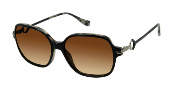 Tura by Lara Spencer LS500 Sunglasses, Black (BLK)