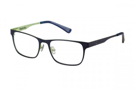 Superdry MASON Eyeglasses, Navy/Lime ()