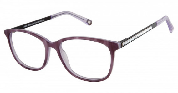 Jimmy Crystal HAGUE Eyeglasses, LILAC