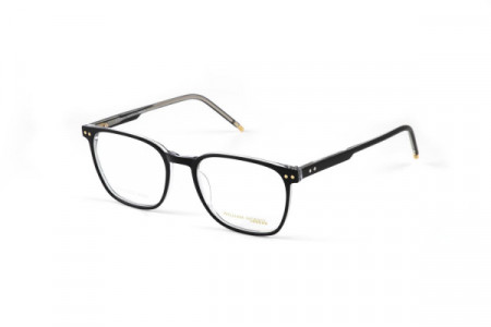 William Morris WM50136 Eyeglasses, BLACK/CRYSTAL (C3)