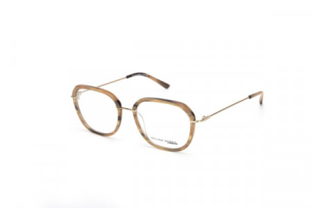 William Morris WM50142 Eyeglasses, BROWN/GOLD (C1)