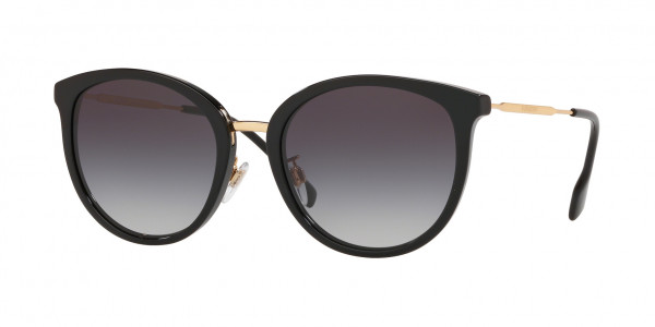 Burberry BE4289D Sunglasses, 30018G BLACK GREY GRADIENT (BLACK)