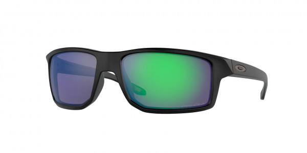 Oakley OO9449 GIBSTON Sunglasses, 944915 GIBSTON MATTE BLACK PRIZM JADE (BLACK)