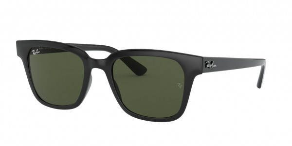 Ray-Ban RB4323 Sunglasses, 601/31 BLACK G-15 GREEN (BLACK)