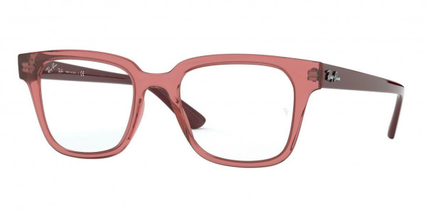 Ray-Ban Optical RX4323VF Eyeglasses, 5942 TRANSPARENT LIGHT RED (RED)