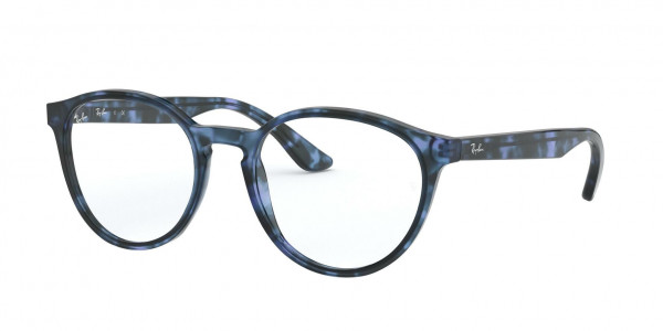 Ray-Ban Optical RX5380 Eyeglasses, 5946 HAVANA OPAL BLUE (BLUE)