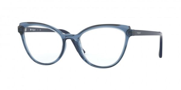Vogue VO5291F Eyeglasses, 2760 TRANSPARENT BLUE (BLUE)