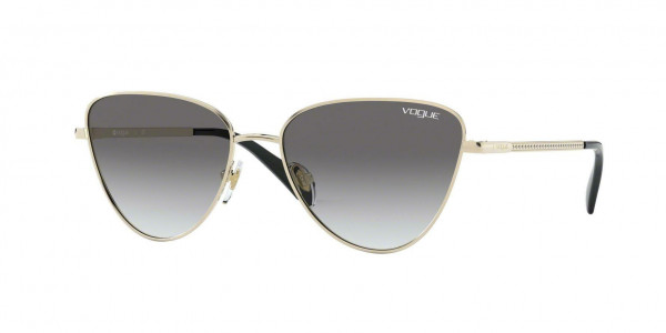 Vogue VO4145SB Sunglasses, 848/11 PALE GOLD GREY GRADIENT (GOLD)