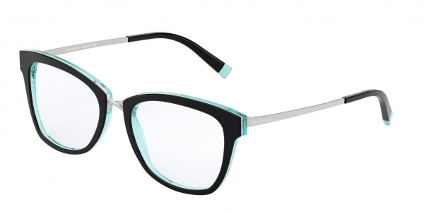 Tiffany & Co. TF2186 Eyeglasses, 8274 BLACK ON CRYSTAL TIFFANY BLUE (BLACK)