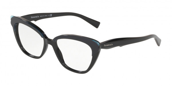 Tiffany & Co. TF2184 Eyeglasses, 8279 CRYSTAL BLUE ON BLACK (LIGHT BLUE)