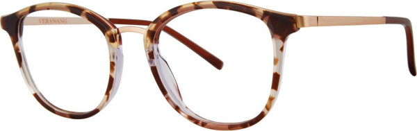 Vera Wang V561 Eyeglasses, Navy Tortoise