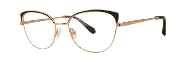 Zac Posen Dandridge Eyeglasses, Black Gold