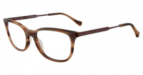 Lucky Brand D221 Eyeglasses, BROWN HORN (0BRO)