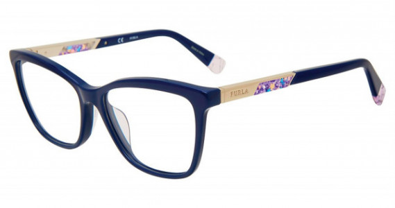 Furla VFU306 Eyeglasses, Blue 0D82