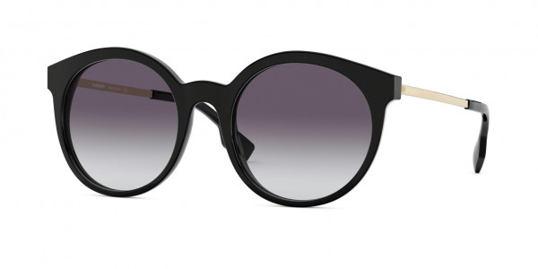 Burberry BE4296 Sunglasses, 30018G BLACK (BLACK)