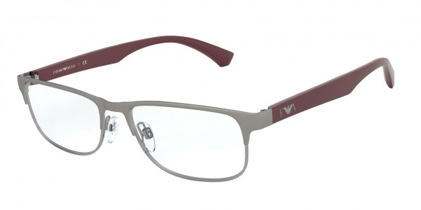 Emporio Armani EA1096 Eyeglasses, 3010 MATTE GUNMETAL (GREY)