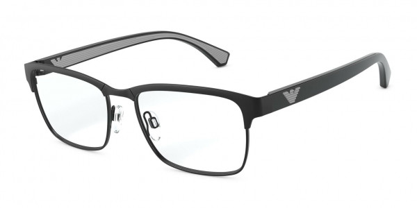 Emporio Armani EA1098 Eyeglasses, 3014 MATTE BLACK (BLACK)