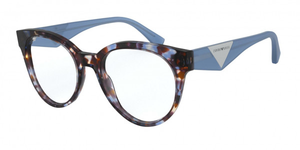 Emporio Armani EA3160F Eyeglasses, 5797 SHINY BLUE HAVANA (BLUE)
