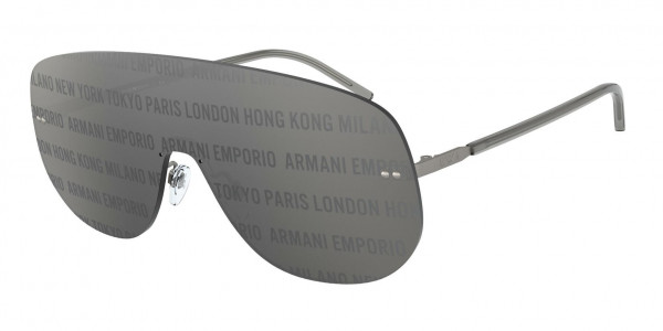 Emporio Armani EA2091 Sunglasses, 3010AI MATTE GUNMETAL (GUNMETAL)