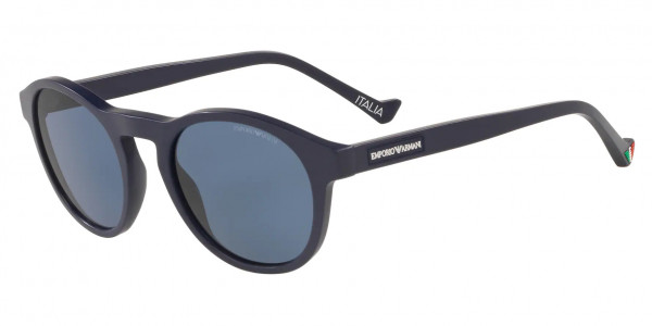 Emporio Armani EA4138F Sunglasses, 575480 MATTE BLUE (BLUE)