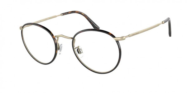 Giorgio Armani AR 112MJ Eyeglasses, 3002 MATTE PALE GOLD/HAVANA (GOLD)