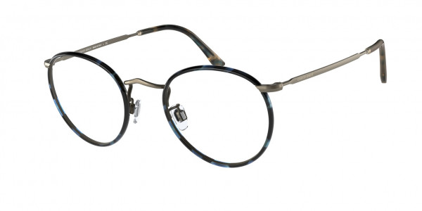Giorgio Armani AR 112MJ Eyeglasses, 3247 BLUE HAVANA/GOLD (BLUE)