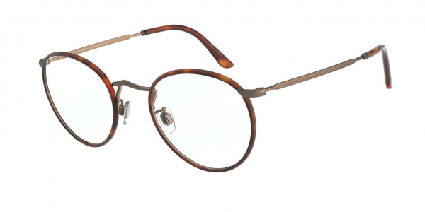 Giorgio Armani AR 112MJ Eyeglasses, 3259 HAVANA BRUSHED BRONZE (BROWN)