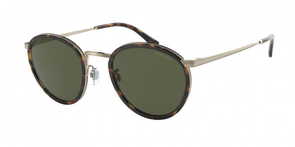 Giorgio Armani AR 101M Sunglasses, 319831 HAVANA GREEN (TORTOISE)