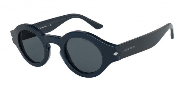 Giorgio Armani AR8126 Sunglasses, 535887 TRANSPARENT BLUE (BLUE)