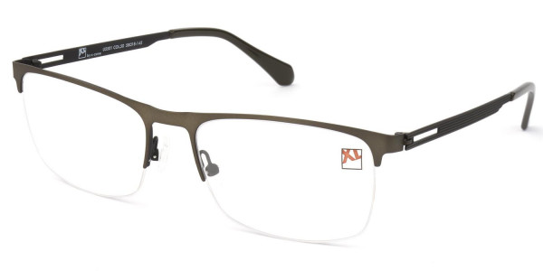 C-Zone XLU5501 Eyeglasses, 50 OLIVE/GREEN/BLACK (50)