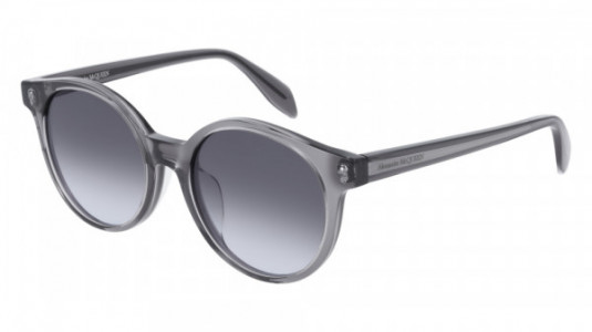 Alexander McQueen AM0239SA Sunglasses, 001 - GREY with GREY lenses