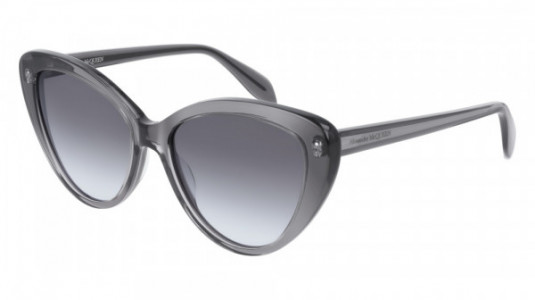Alexander McQueen AM0240S Sunglasses, 001 - GREY with GREY lenses