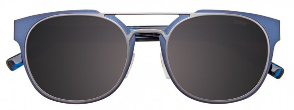 BMW Eyewear B6542 Sunglasses, 050 - Navy & Steel