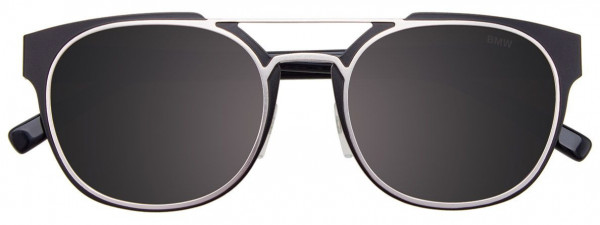 BMW Eyewear B6542 Sunglasses, 090 - Black & Silver