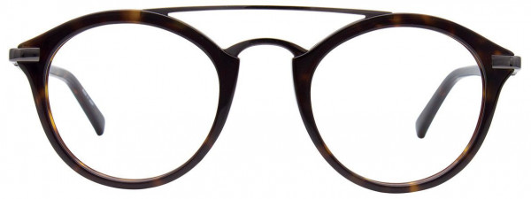 BMW Eyewear B6071 Eyeglasses, 010 - Dark Demi Amber & Shiny Dark Grey