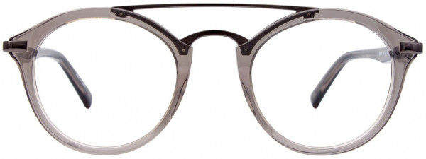 BMW Eyewear B6071 Eyeglasses, 020 - Crystal Grey & Shiny Dark Grey
