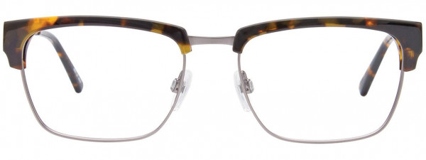 BMW Eyewear B6066 Eyeglasses, 010 - Demi Brown & Steel