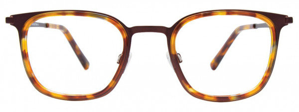 Greg Norman GN289 Eyeglasses, 010 - Matt Dark Brown & Demi Amber