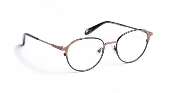 J.F. Rey PM061 Eyeglasses, BLACK/SHINY PINK GOLD (8001)